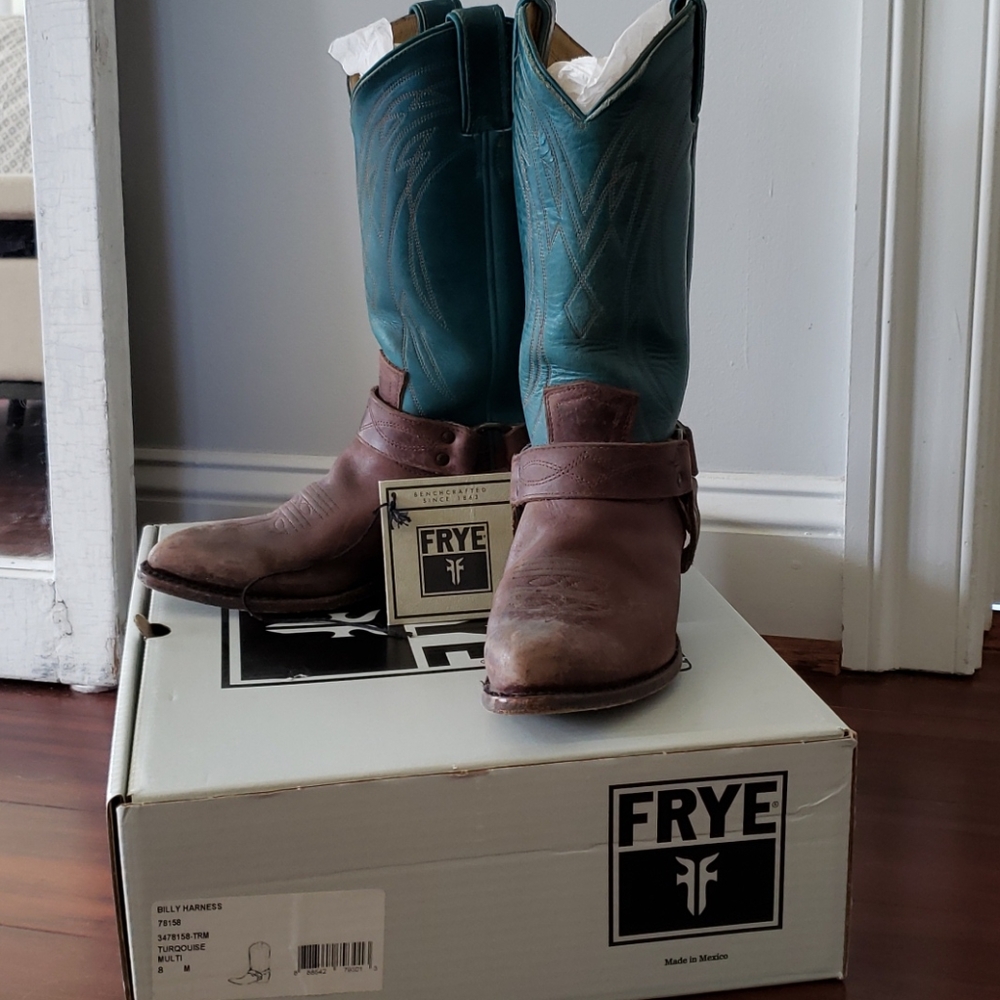 Frye Billy Harness Boots Sz. 8